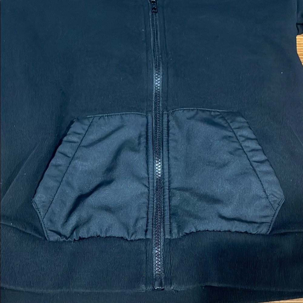 PINK Victoria's Secret Black full-zip Hoodie with Rainbow Bling late Y2K style - Picture 3 of 7
